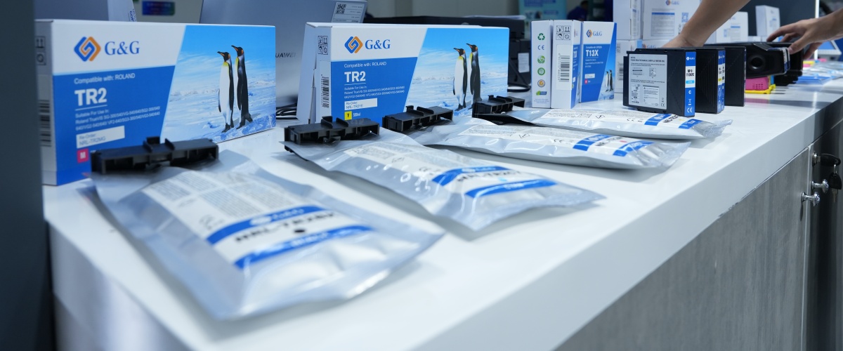 G&G product showcase at an international industry event