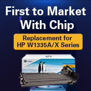 With-chip Replacements for HP W1335A/X are Available by G&G