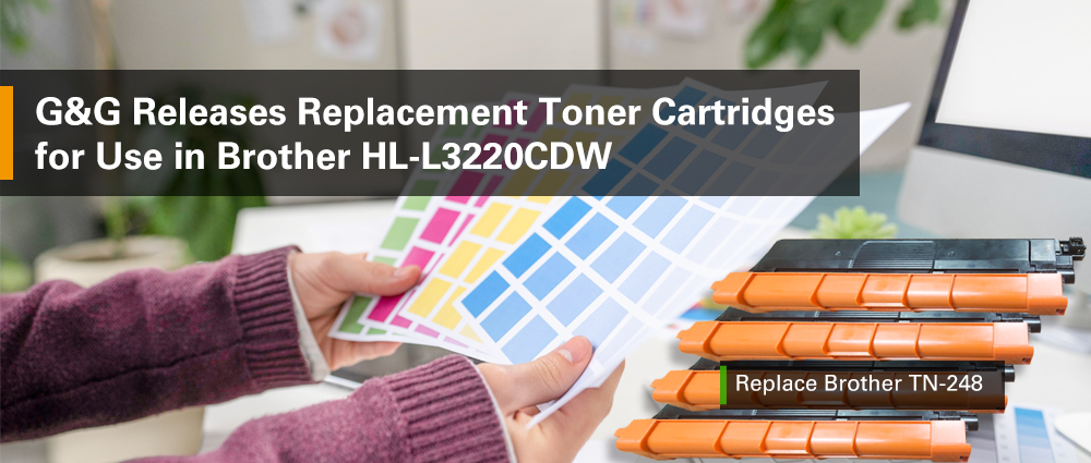 Replacement toner cartridges for use in the Brother HL-L3220CDW