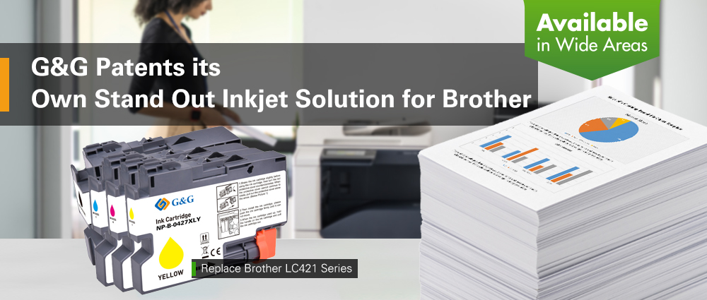 G&G Patents its Ink Cartridges for Brother MFC-J5955DW series printers