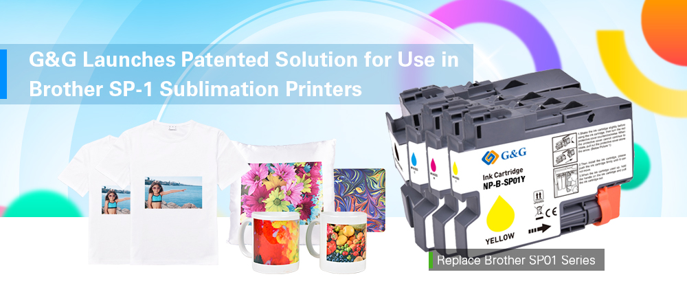 G&G patented ink solutions for use in Brother SP-1 Sublimation series printers