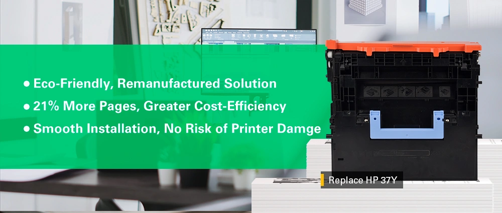 G&G Jumbo Toner Cartridge Replacement for HP 37Y