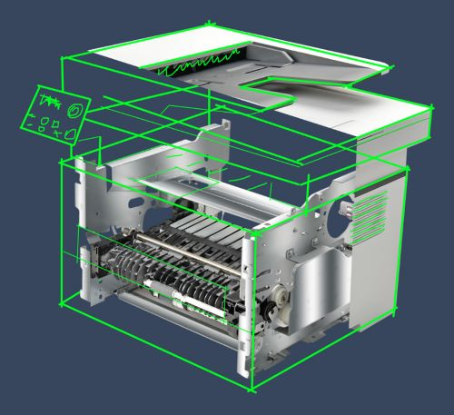 G&G multifunction laser printer