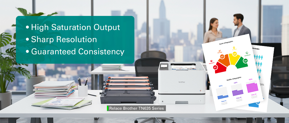 G&G Rolls Out High-Chroma TN635 Toner for Brother L8430CDW