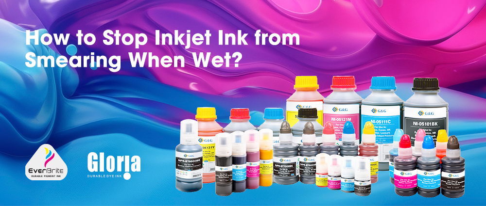 How to Stop Inkjet Ink from Smearing When Wet?