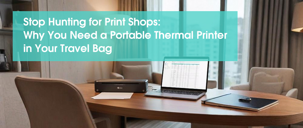 Stop Hunting for Print Shops: Why You Need a Portable Thermal Printer in Your Travel Bag Stop Hunting for Print Shops: Why You Need a Portable Thermal Printer in Your Travel Bag