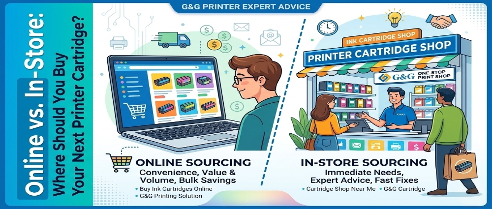Online vs.In-Store Where Should You Buy Your Next Printer Cartridge