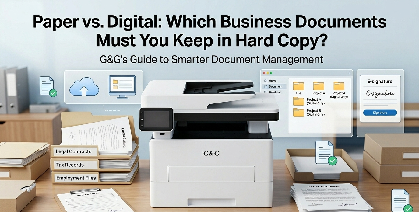 Paper vs. Digital: Which Business Documents Must You Keep in Hard Copy?