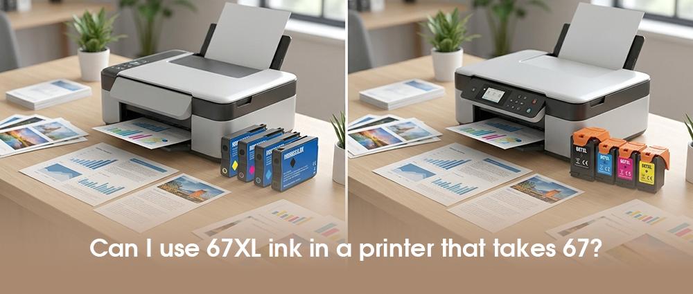 Can I use 67XL ink in a printer that takes 67?
