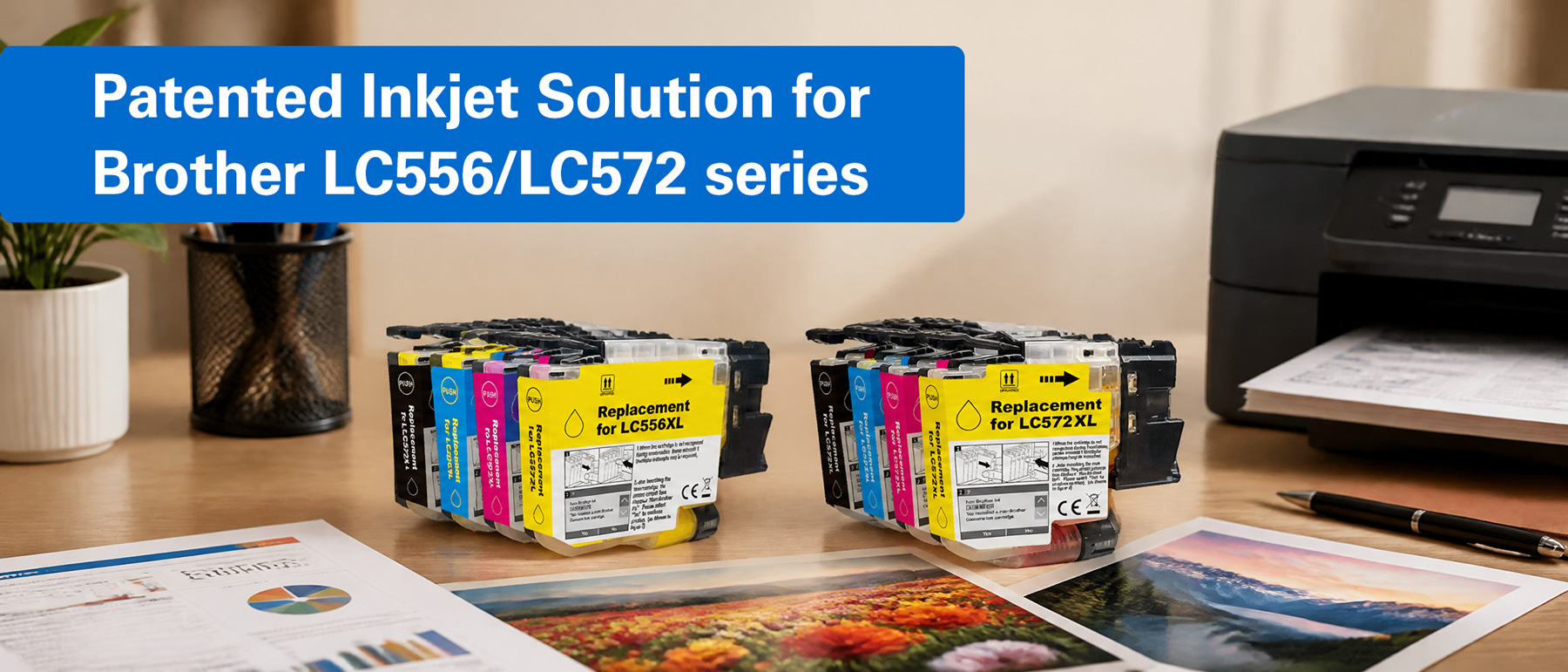 G&G Updates Patented Ink Cartridge Models for Brother LC556/LC572 Series