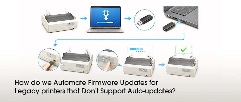 How do we Automate Firmware Updates for Legacy printers that Don't Support Auto-updates?