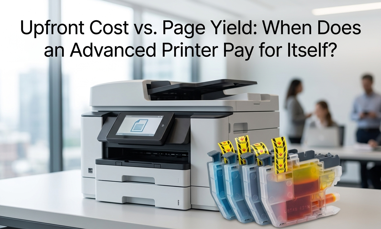 Upfront Cost vs. Page Yield: When Does an Advanced Printer Pay for Itself? Upfront Cost vs. Page Yield: When Does an Advanced Printer Pay for Itself?