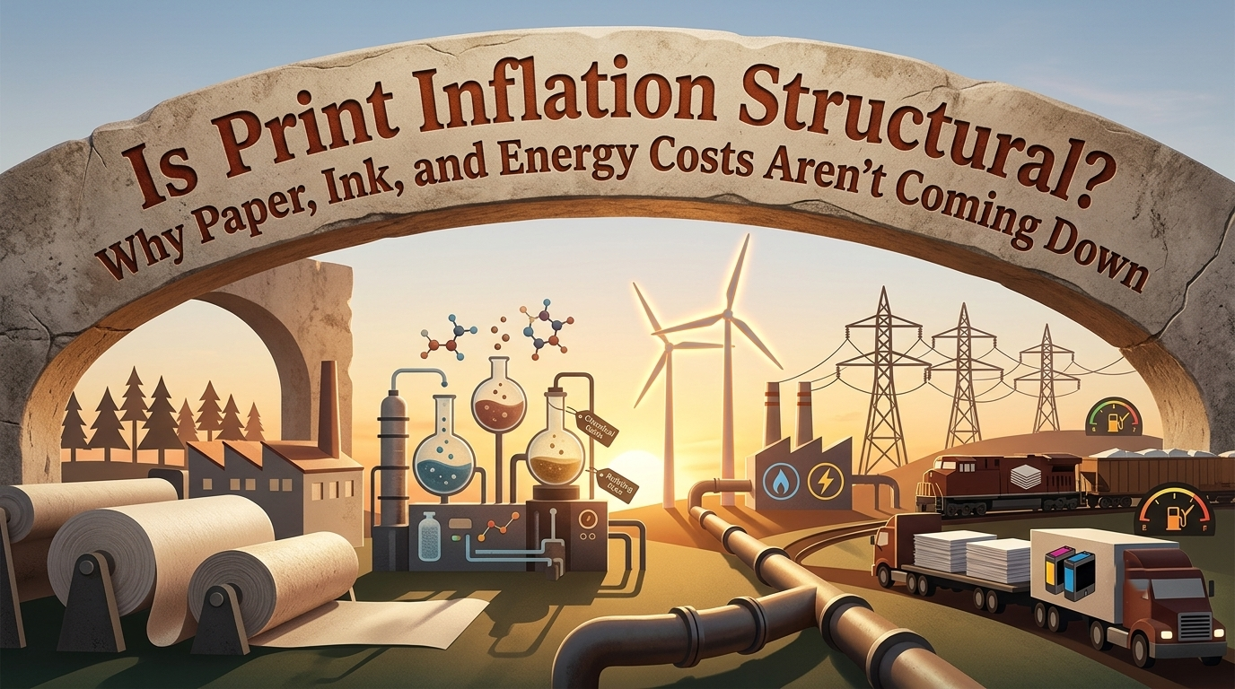 Is Print Inflation Structural? Why Paper, Ink, and Energy Costs Aren't Coming Down