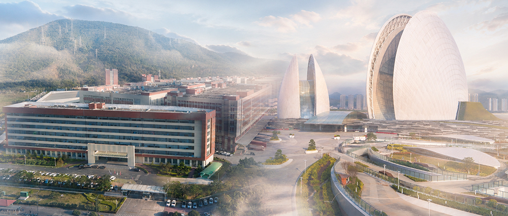G&G Image Global industrial park blended with Zhuhai skyline, symbolizing the company's growth alongside Zhuhai's print consumables cluster G&G Image Global industrial park blended with Zhuhai skyline, symbolizing the company's growth alongside Zhuhai's print consumables cluster