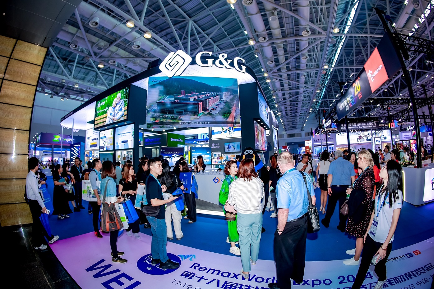 RemaxWorld Expo show floor in Zhuhai, the print consumables industry's largest annual trade show