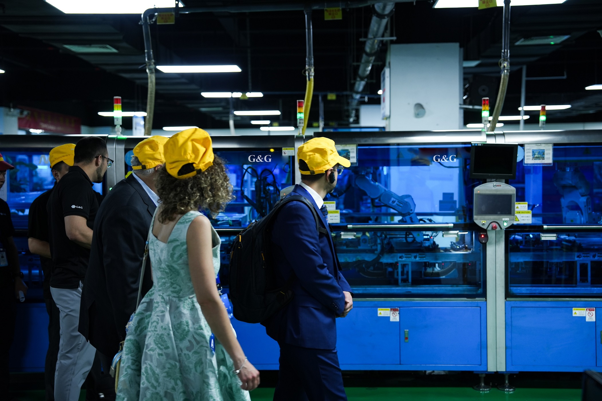 G&G printer cartridge manufacturer production floor in Zhuhai, China